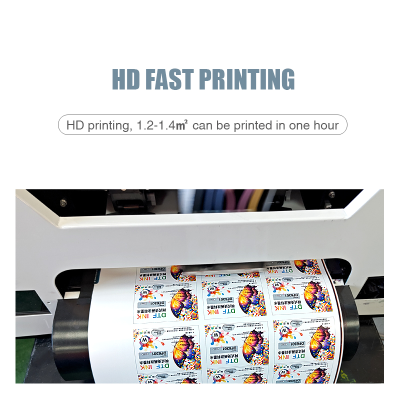 Good Price Roll to Roll Metal Perfume Photo Label Sticker Digital Printing Machine 4 Color Label Printer for Small Business