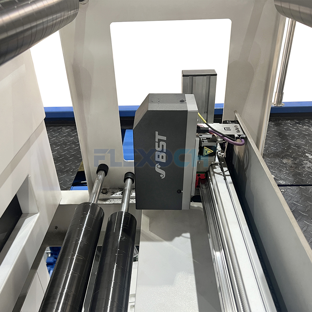 High Speed CI Roll To Roll Flexographic Printing Machine 6 Color Central Drum Flexo Press For Plastic Packaging Film