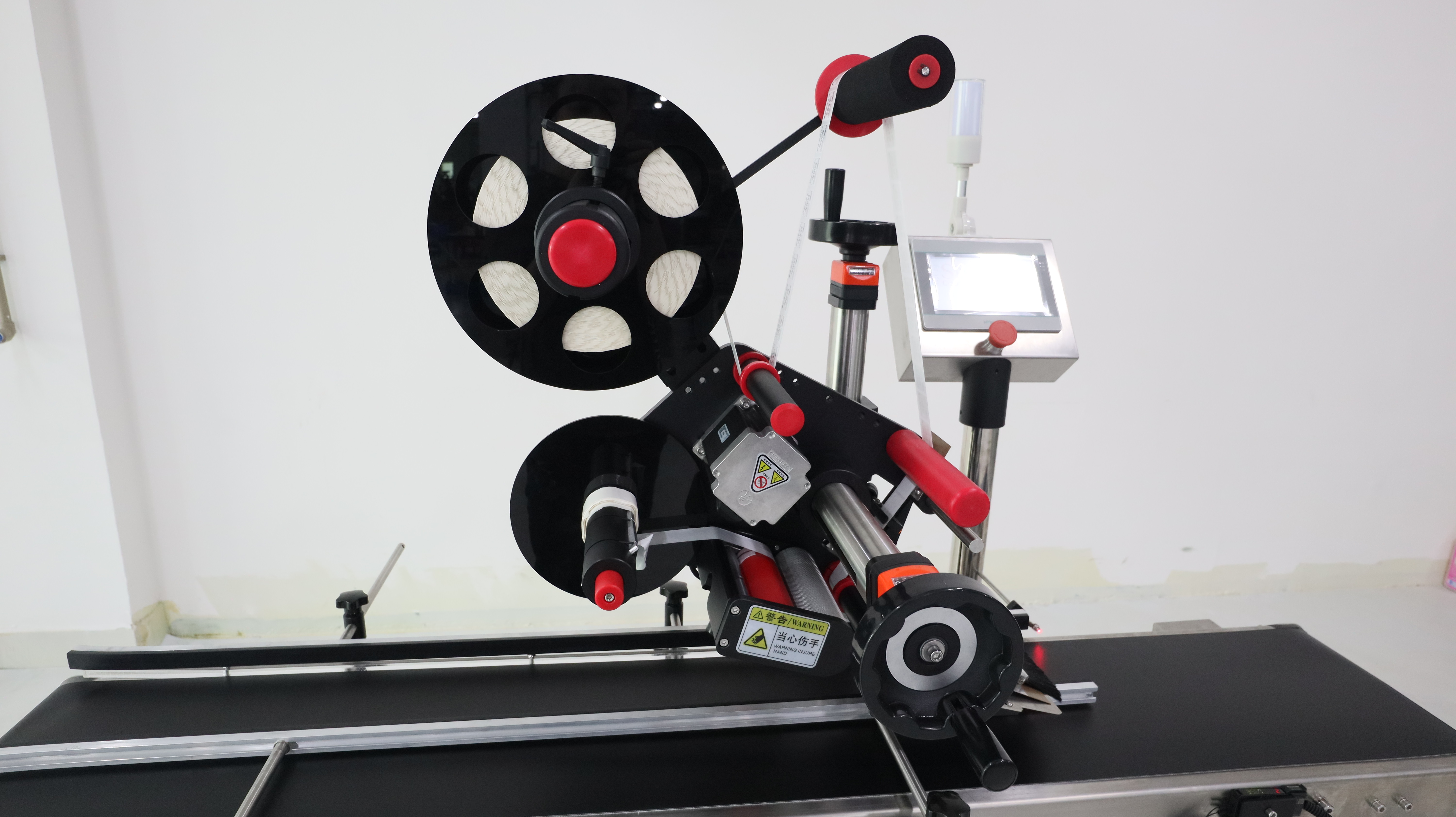 Gosunm Automatic Paper Label Slitting Rewinding and Barcode Labeling Machine