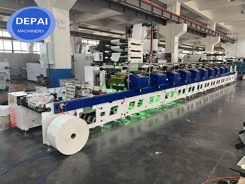 Narrow Web Horizontal Flexographic Label Flexographic Film Letterpress Printing Paper Roll-to-Roll Machine