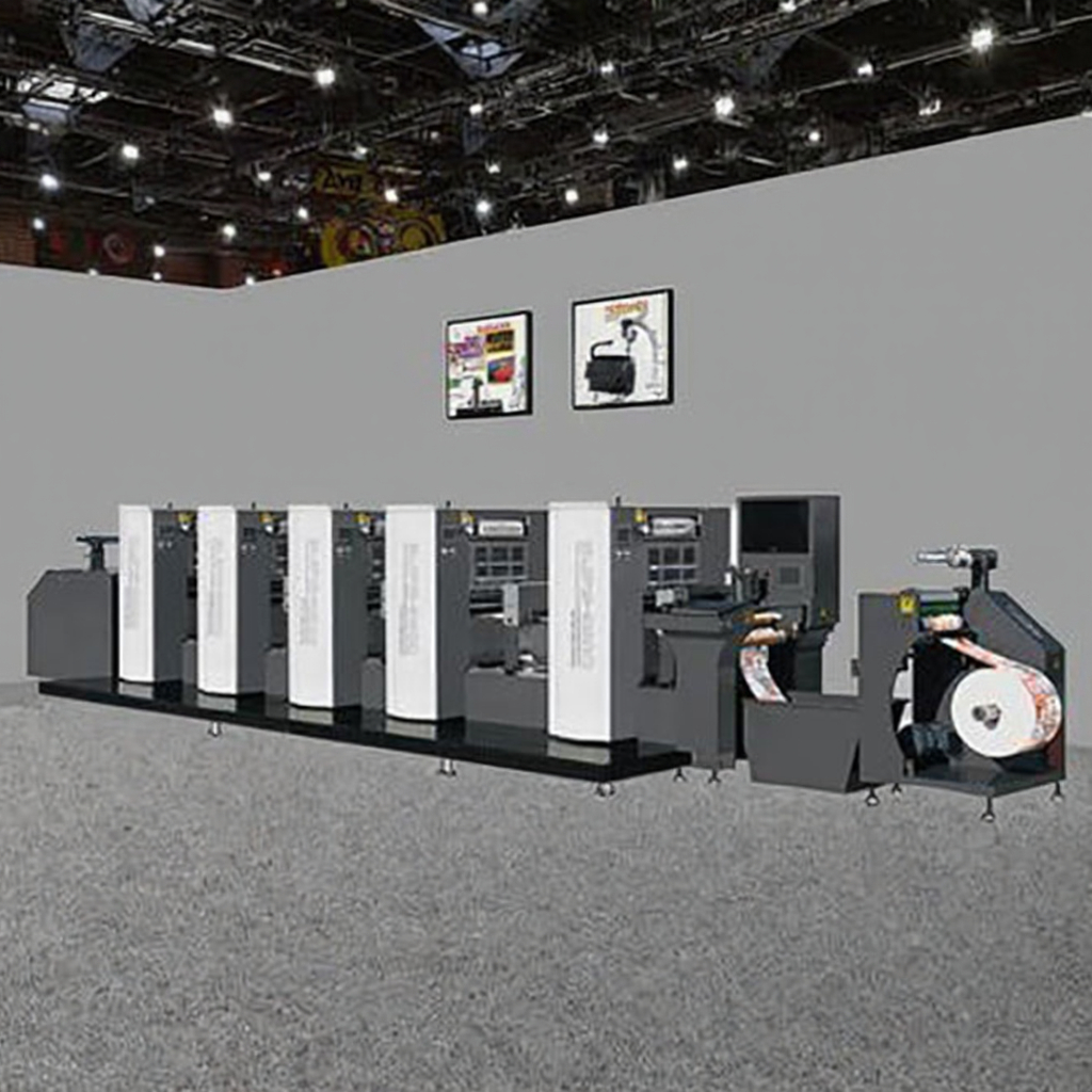 WJPS-350 Semi Rotary Intermittent Paper Label Offset Printing Machine