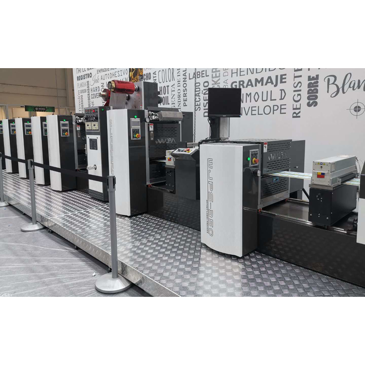 Narrow Web 350mm Multi Function Semi Rotary Intermittent Offset Label Printing Machine