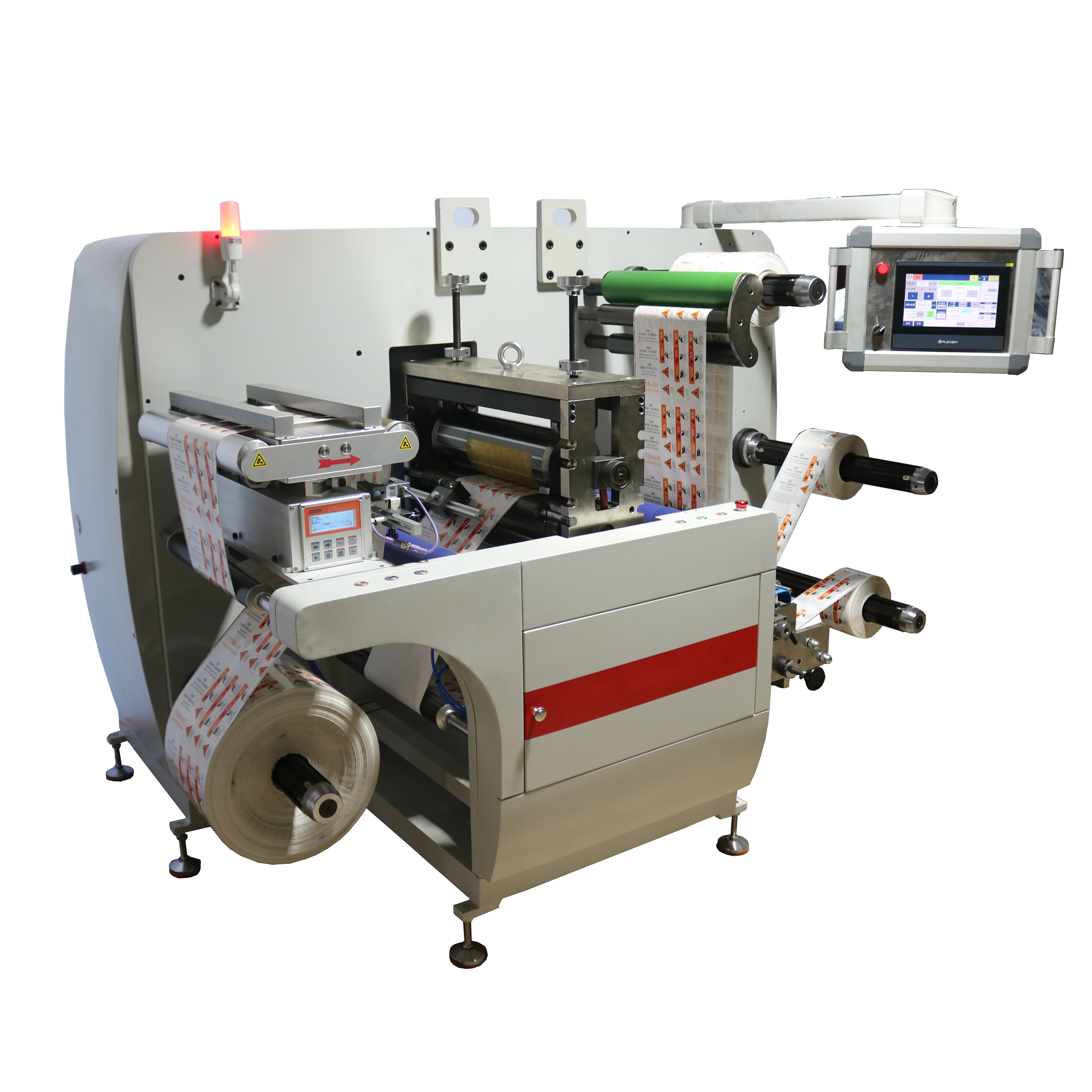 Automatic Roll to Roll Label Intermittent Die Cutter Semi and Full Rotary Die Cutting Machine Computerized Motor Core Components