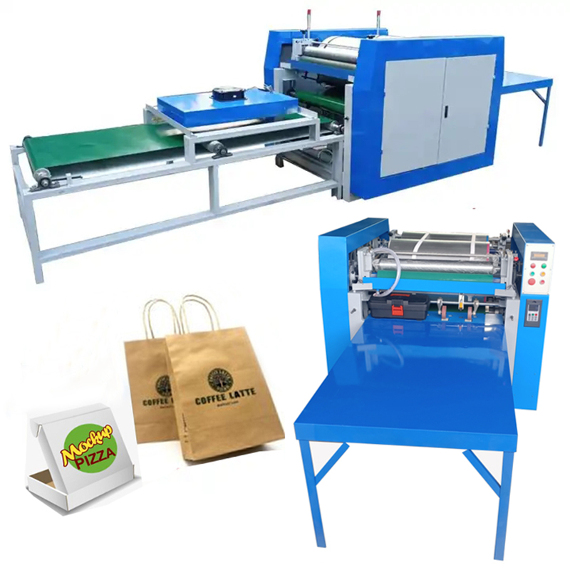 Roll to Roll Flexo Multi Color Pizza Package Box Poly Non Woven Pp Bags Kraft Paper Logo Letter Pattern Printing Printer Machine