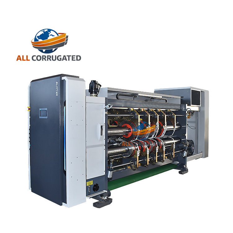 Full-Auto High Quality Ffg Automatic Flexo Printing Slotting Rotary Die Cutting With Folder Gluer And Strapping Machine Inline