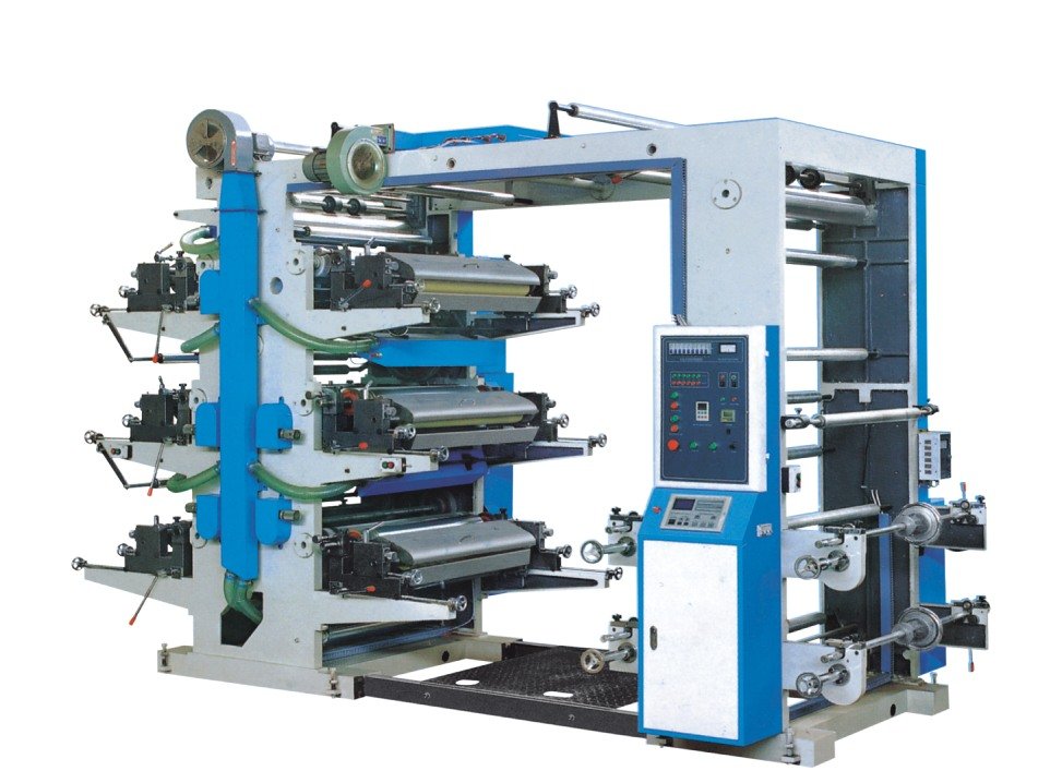 CE Certified Automatic Flexo 6-Colour Plastic Film Roll Printing Machine New Condition Letterpress Inkjet Printer at Low Price