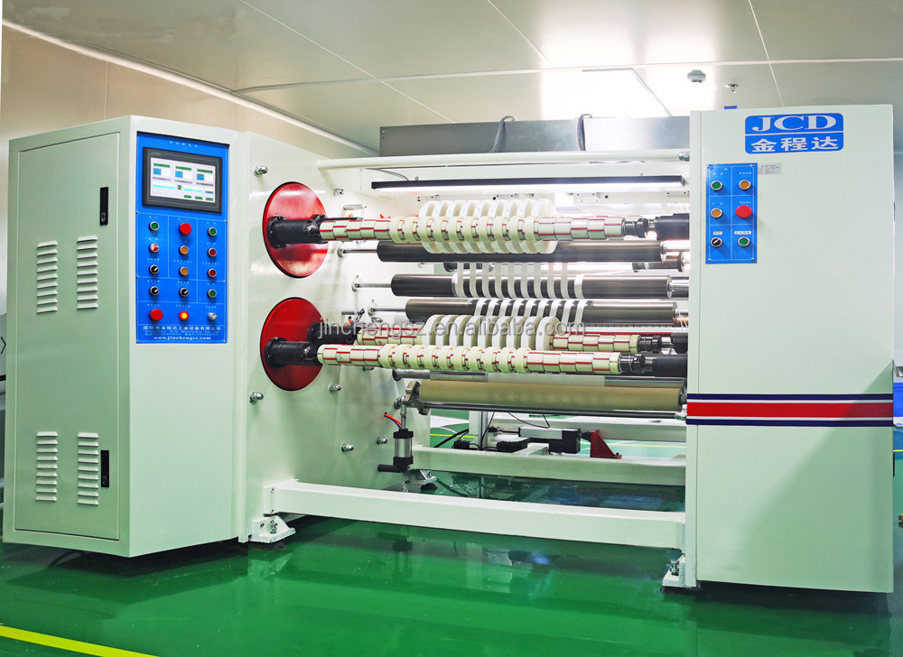 Four Shafts Automatic Slitting and Rewinding Machine For TUP Film, PET and Paper