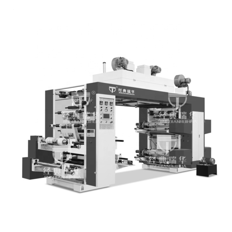 New High-Speed Wide Web CI Automatic 8-Color Flexo Letterpress Roll-to-Roll Doctor Blade PE Bag Paper Bag Label Printer