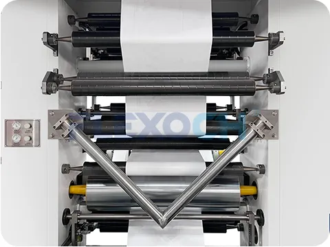 Half-web turning design