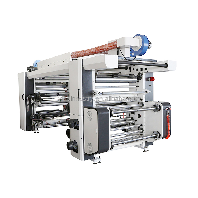 High Quality Plastic Roll Letterpress Label Printing Machine 2 4 6 8 Colour Polypropylene Flexo Printing Machine on Plastic Bags