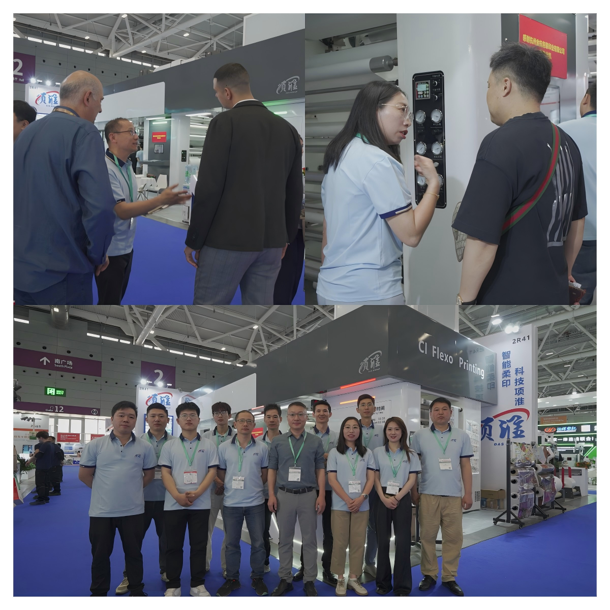 Exhibition booth and customer meetings