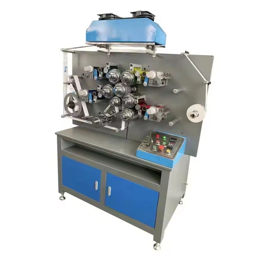 4+1 Colors 60m/Min Fully Automatic Rotary Printing Machine for Belt Webbing, Narrow Fabric Label