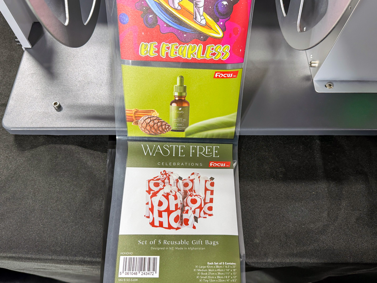 Focus Vesa 830A Automatic New UV Ink Label Printer Roll To Roll Multicolor 1 Year Warranty Ethernet Connectivity