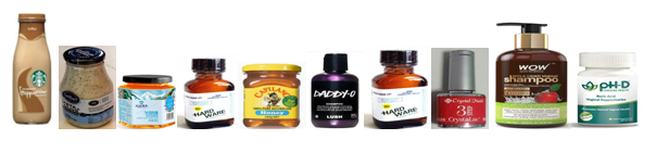 Sample bottles