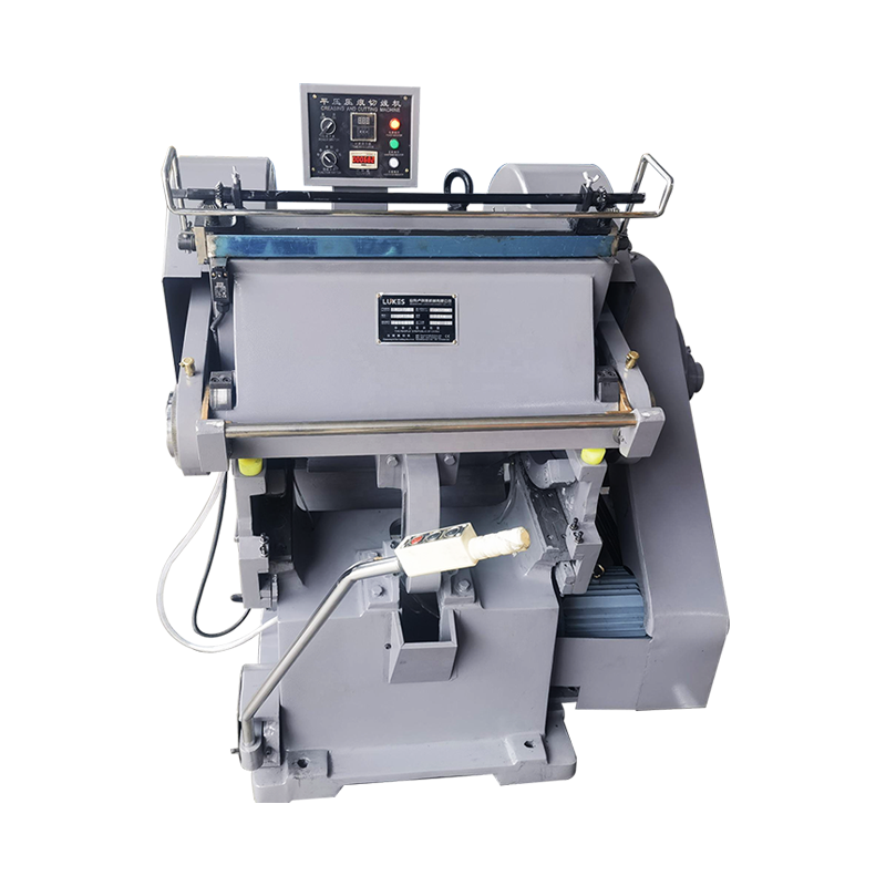 ML-930 Industrial Clamshell Die Cutter and Creasing Machine Manual Feeder Flat Die Cutting Machine For Pizza Box Die Cutting