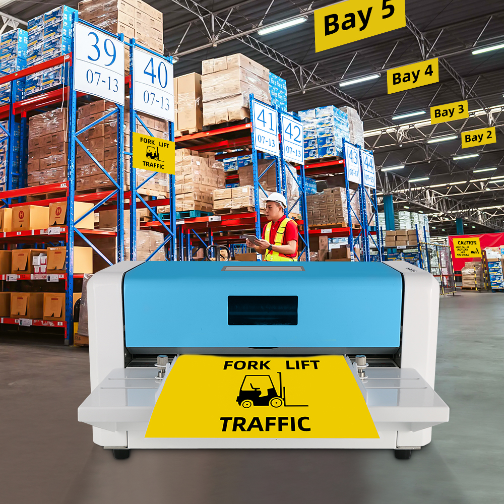 Industrial Wide Format Label &amp; Sign Printer MS-T570 | 320mm Media Width, Supports RFID Ribbon