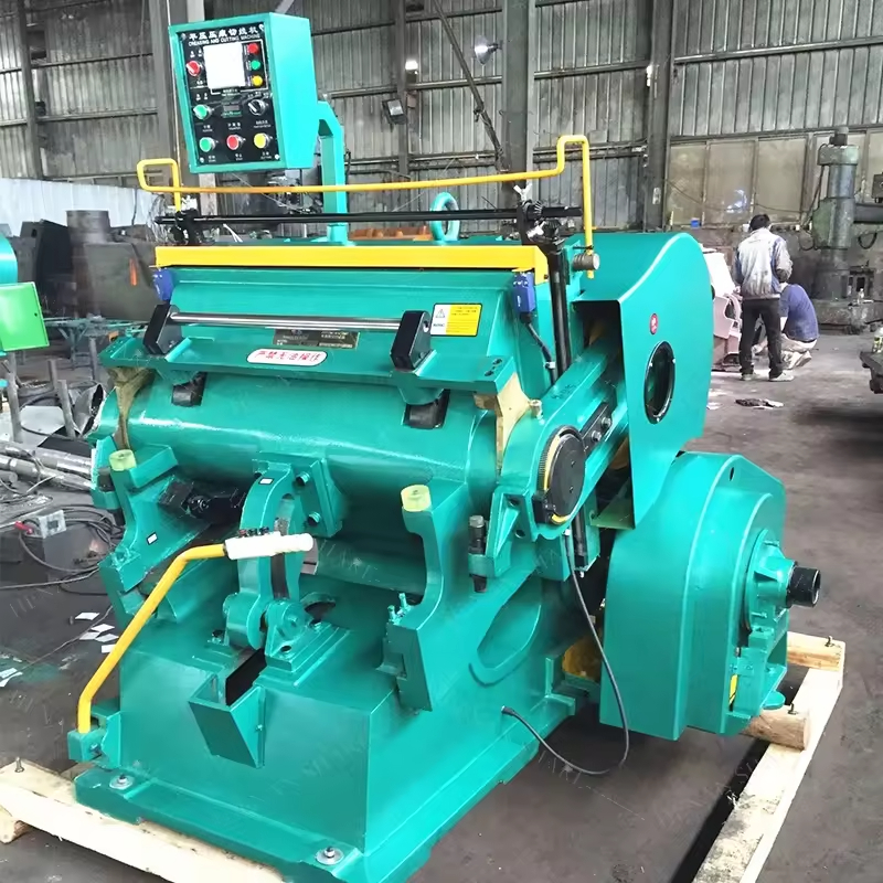 Automation Blank Label Leather Rotary A4 Die Cutting Machine with Motor &amp; Gear for Corrugated Box Hot Stamping and Creasing