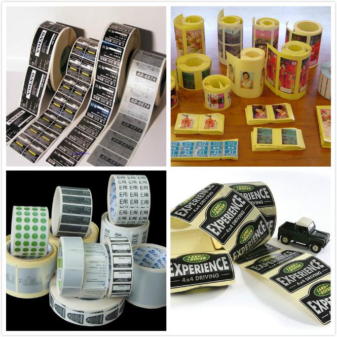 Adhesive Paper Label Roll Slitting and Rewinding Machine Slitting Sample