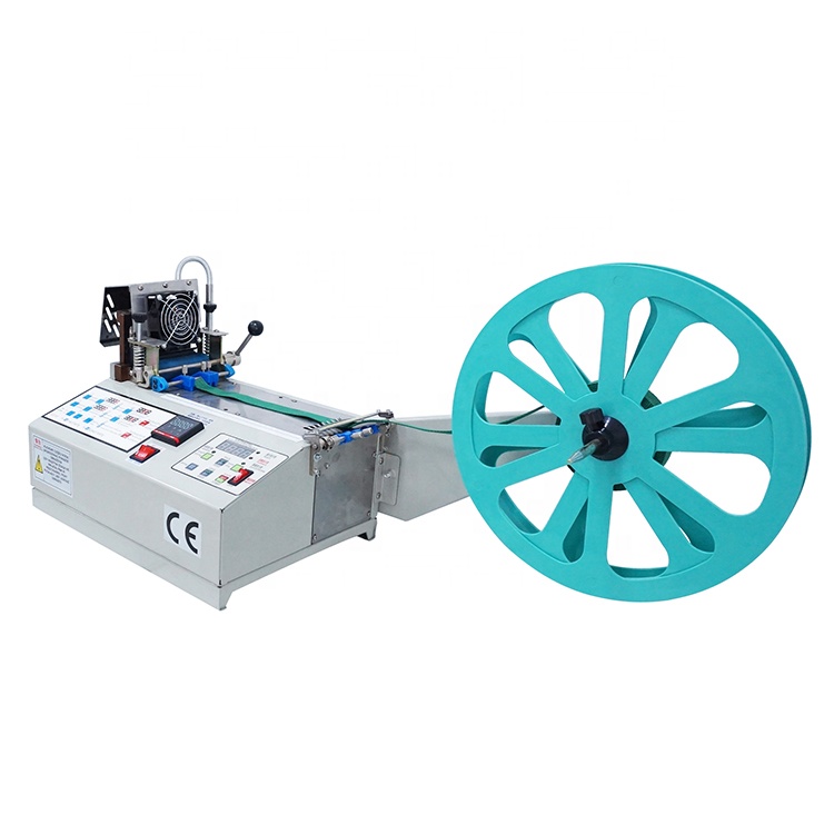 WL-102 Cost-effective Max Cutting Width 100 Mm Hot and Cold Elastic Label Web Ribbon Cutting Machine Automatic