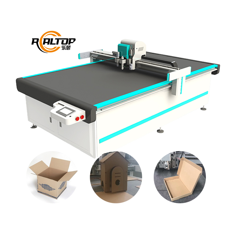 Realtop CNC Automatic Knife Paper Cardboard Digital Flatbed Die Cut Sticker Cut Plotter Machine Price