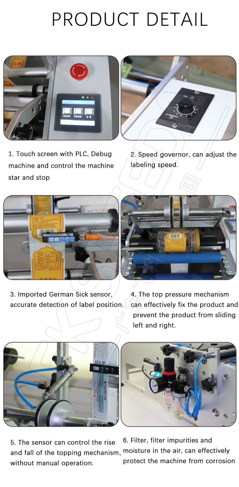 High-level Small and Big Pet Food Can Plastic Shampoo Jar Bottle test Soft Tube Labeling Machine