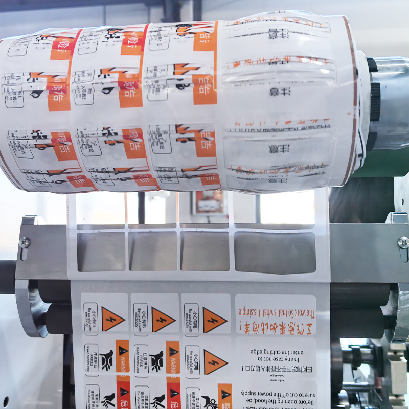 Low Cost High Efficiency Rotary Die Cutting Machine Motor Die Cutter Button Control Slitting Function Adhesive Sticker Label