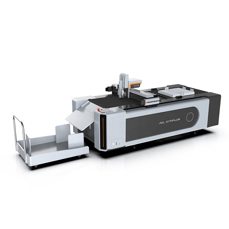 AOL CNC Digital Flatbed Cutter Automatic Advance Sticker Cutting Machine AOL-1070PLUS