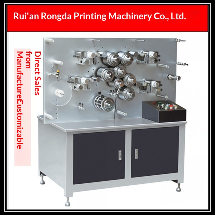 Full-automatic Rotary Four-color Eco Solvent Ink Letterpress Synthetic Ribbon Wash Mark Brand Clothing Apparel Printing Machine