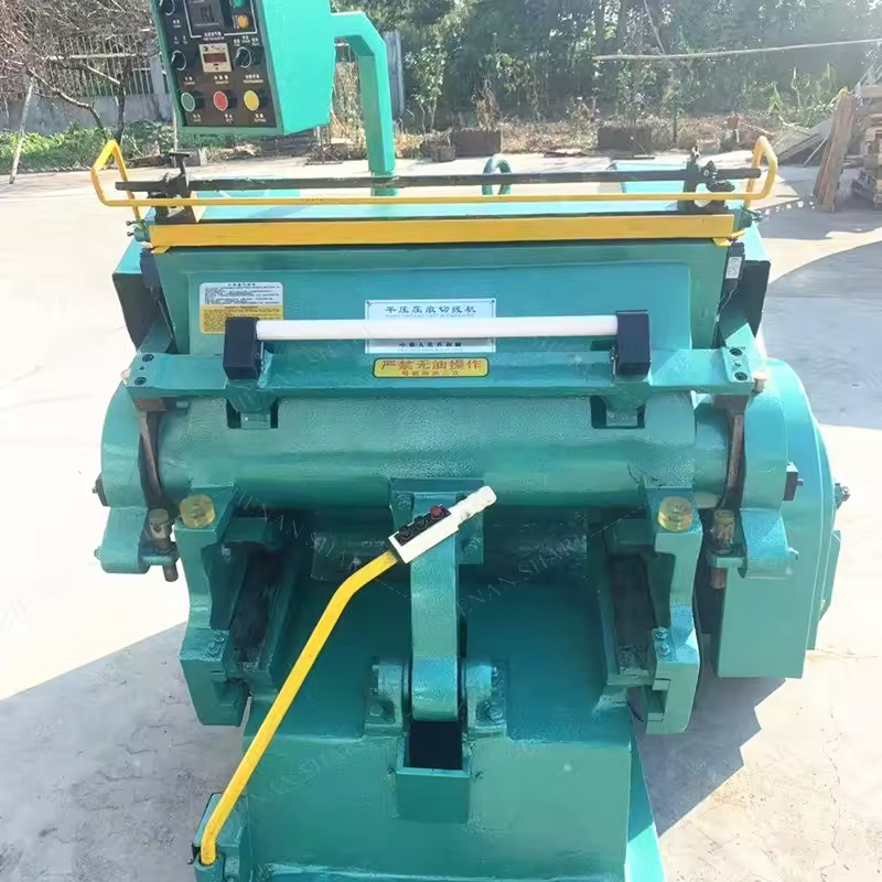 Automation Blank Label Leather Rotary A4 Die Cutting Machine with Motor &amp; Gear for Corrugated Box Hot Stamping and Creasing