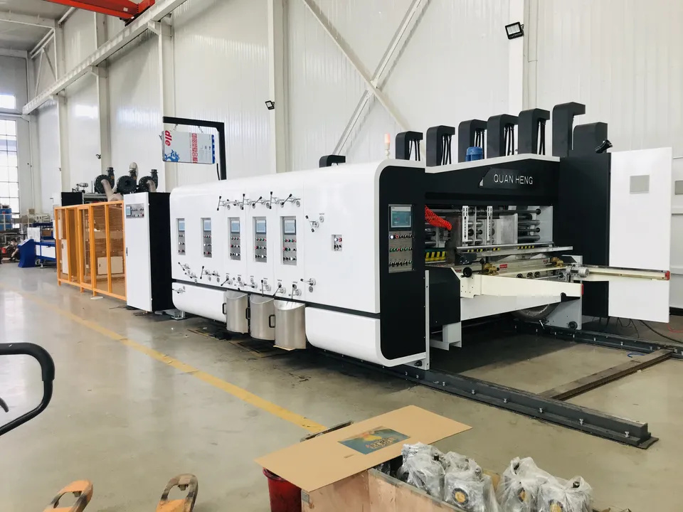 Factory Supplies Automatic Carton Box Flexo Printing Slotting Die Cutting Machine FFG Inline Machine