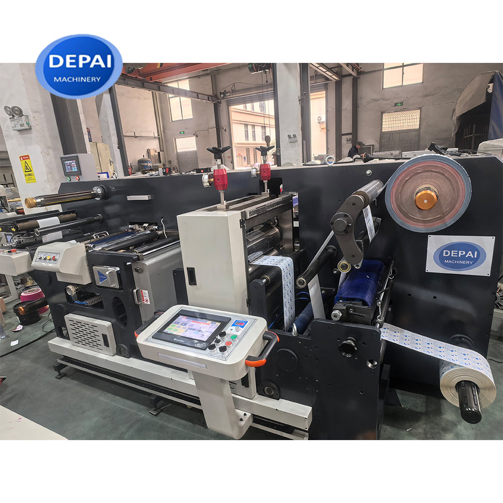 Narrow Web 350mm Multi Function Semi Rotary Intermittent Flexo Label Printing Machine