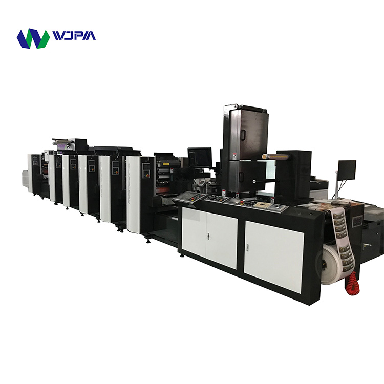 Narrow Web 350mm Multi Function Semi Rotary Intermittent Offset Label Printing Machine