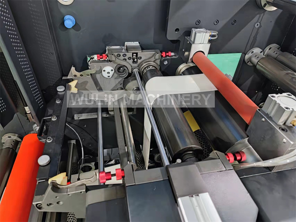 Narrow Web Single Color Flexo Printing and Semi Rotary Automatic Die Cutting Machine