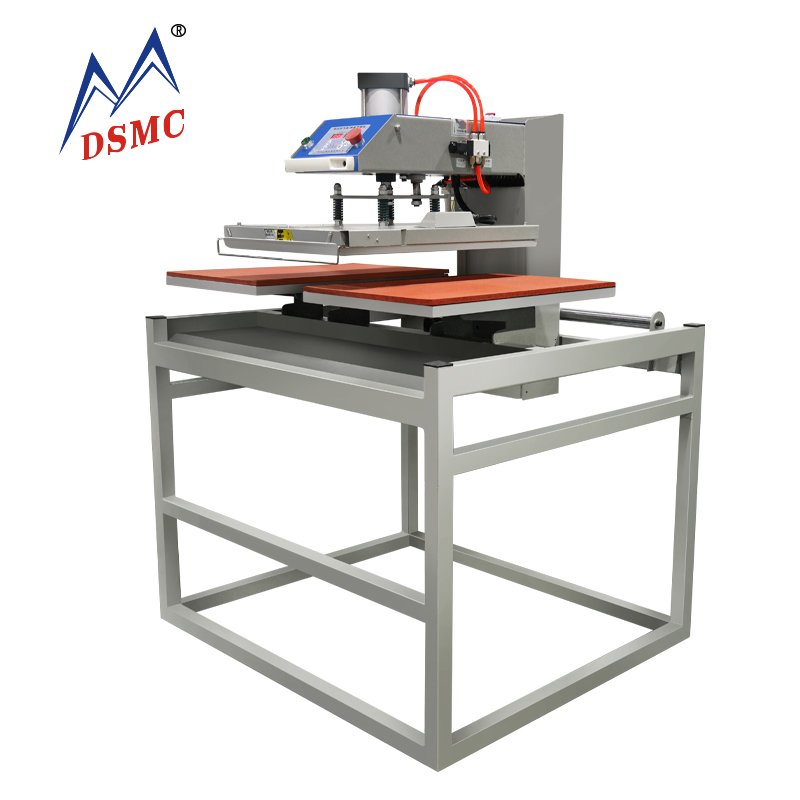 Dsmc 16X24 Inch Industrial Sublimation Heat Press Machines Pneumatic Double Stations T-Shirt Printing Press Machine