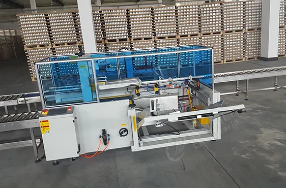 Automatic Carton Box Case Opening Erecting Unpacking Machine Detail