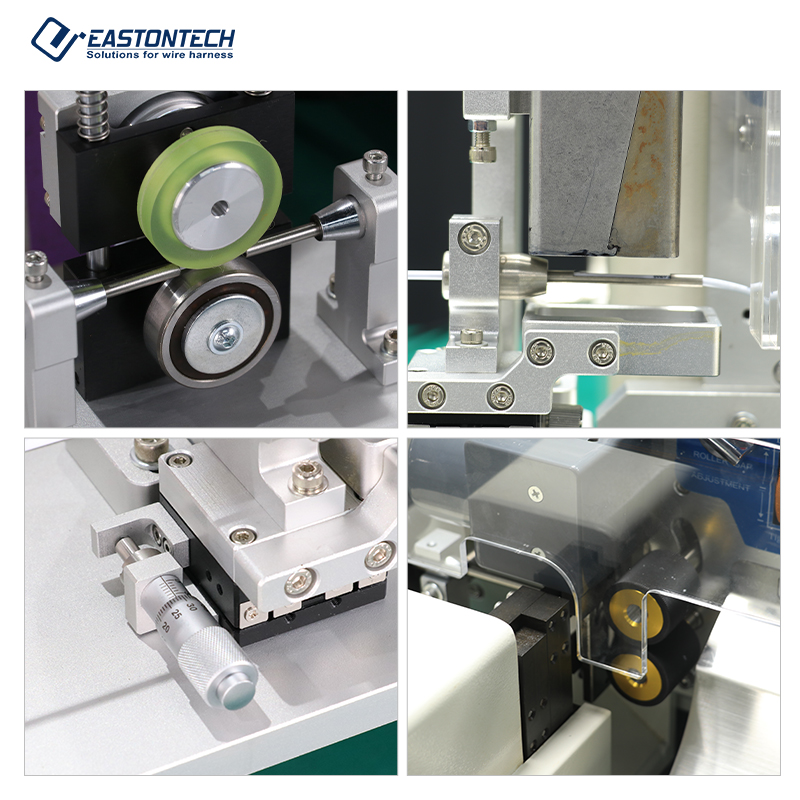 Automatic Electric Cable Wire Cutting Stripping Twisting Printing Machine EW-3015+P For 0.1-4mm&sup2; With Markem Inkjet Printer