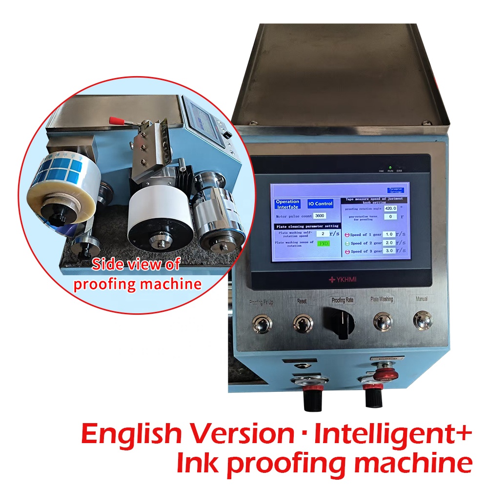 Intelligent Pneumatic Ink Proofing Machine For Gravure Flexo Prepress Lab Packaging BOPP PET Ink R&amp;D And Sampling