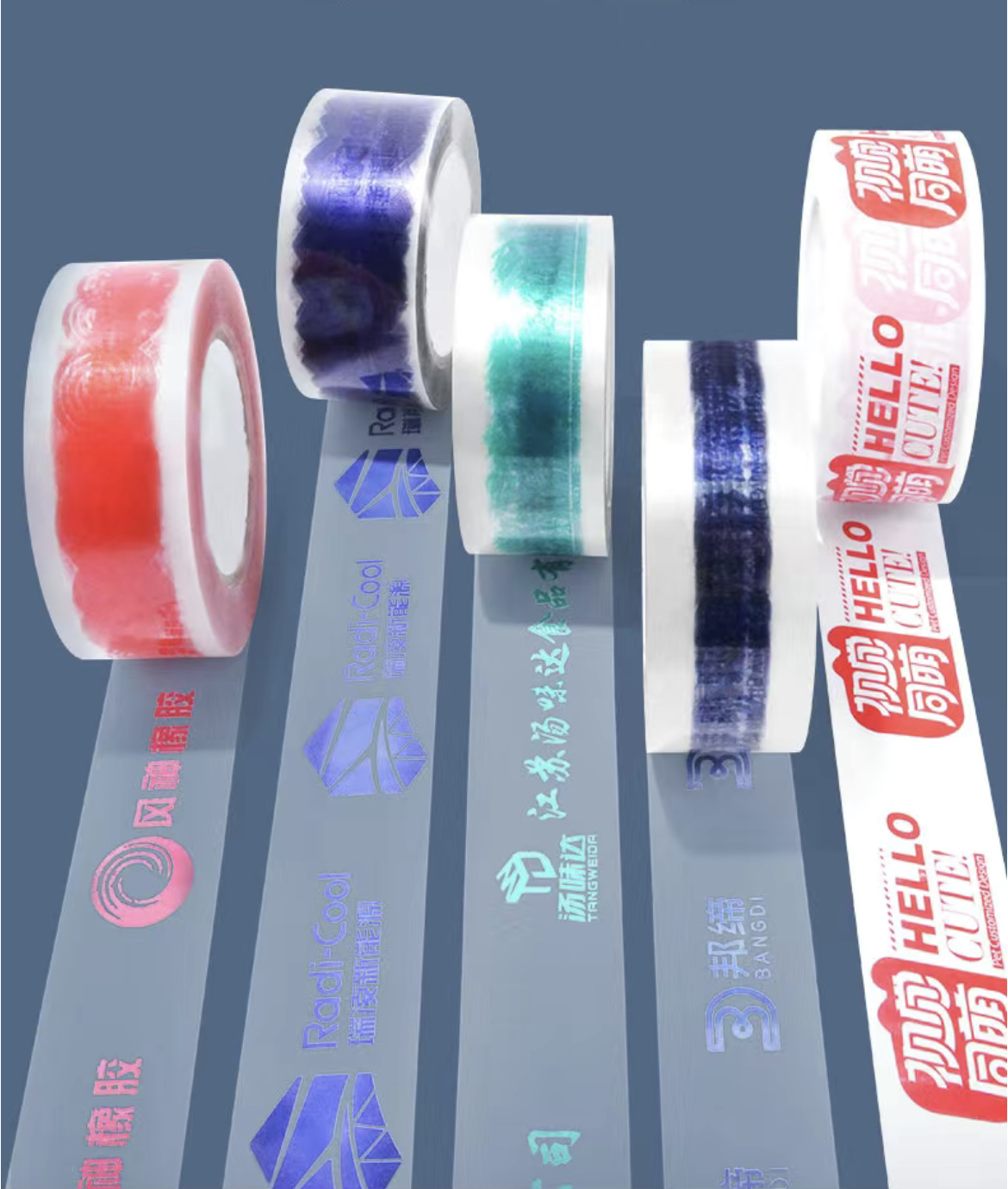 1Color 320mm Adhesive BOPP Tape Roll Flexo Printing Machine With Slitting Inline