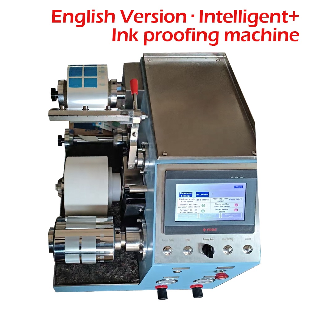 Intelligent Pneumatic Ink Proofing Machine For Gravure Flexo Prepress Lab Packaging BOPP PET Ink R&amp;D And Sampling