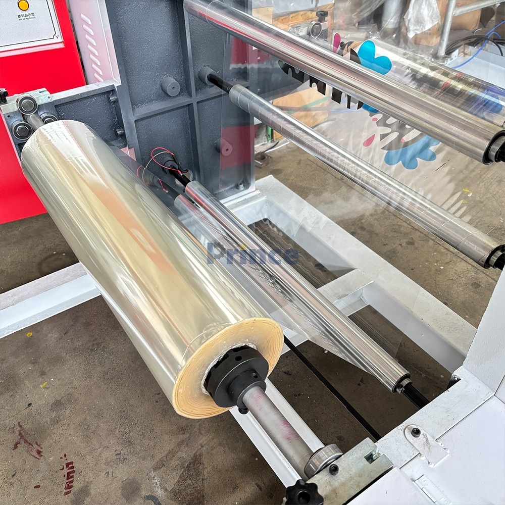 High Speed Flexo Printing Machine Roll to Roll Customized 2 4 6 Color Letterpress PE PVC BOPP Film Flexographic Printing Machine