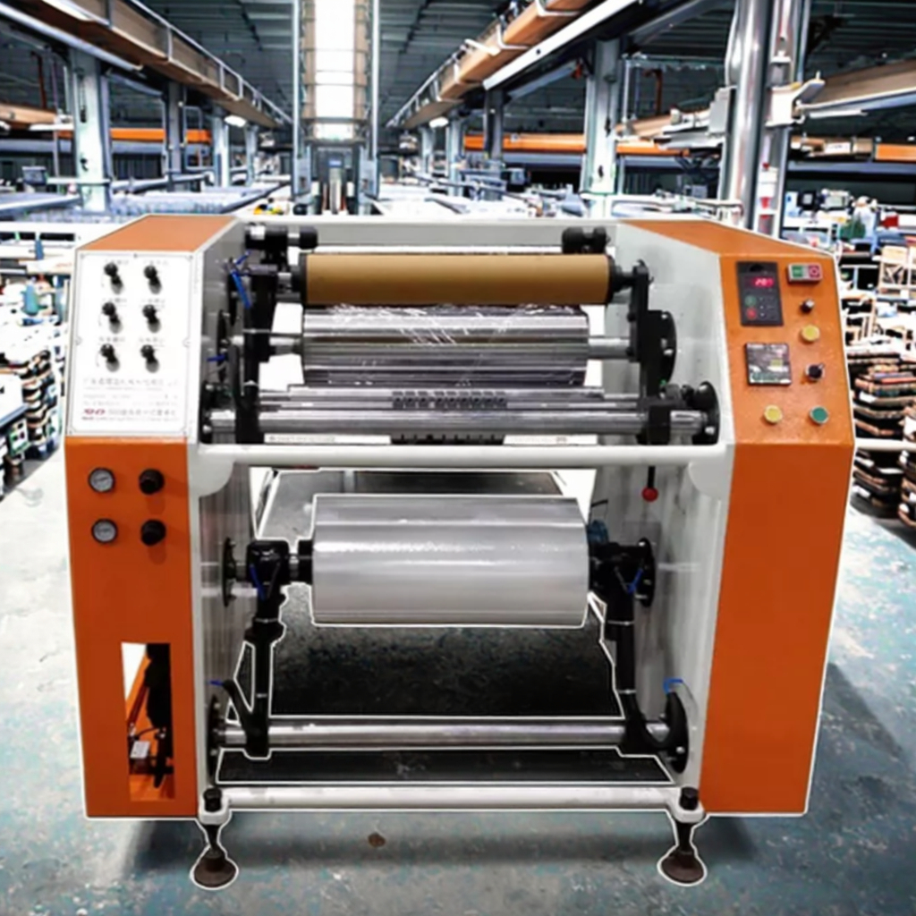 High Speed Automatic PE Stretch Film Cling Film Rewinding Slitting Machine