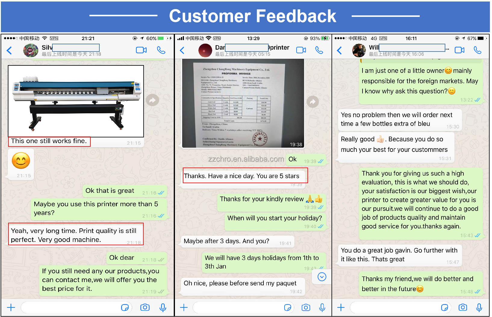 Customer reviews for digital ribbon printer