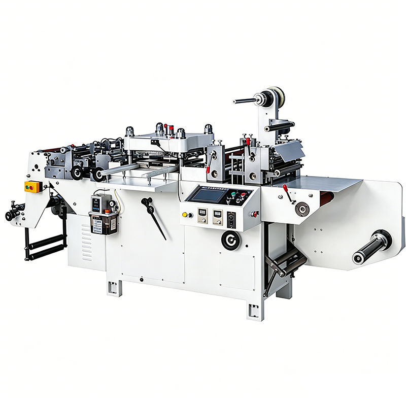 Multifunction High Precision Embossed Film Bronzing Rotary Flat Bed Label Die Cutting Machine for Roll to Roll