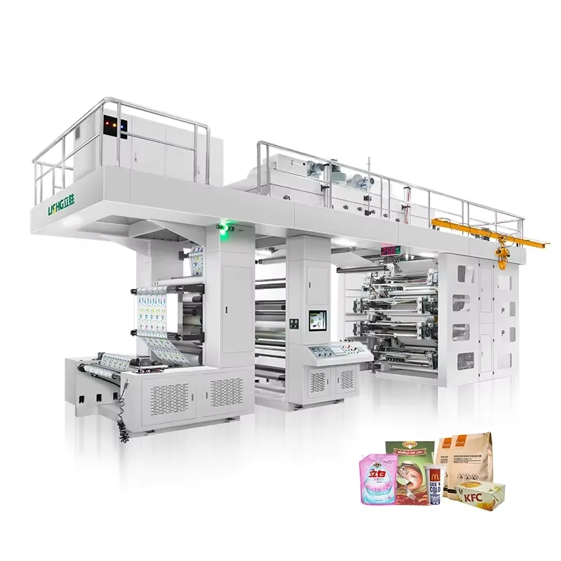 High Speed Precise 8 Colors Ci Type Flexo Printing Machine