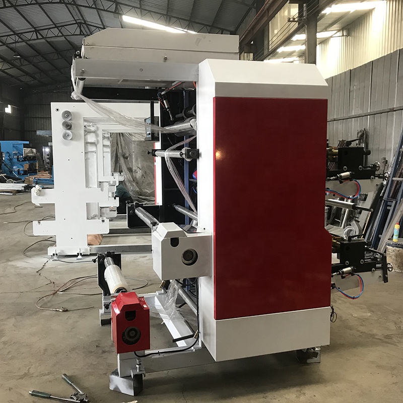 2 Color Flexo Printer Factory Sale Paper Roll Printing Machine for Plastic Bag Label Letterpress