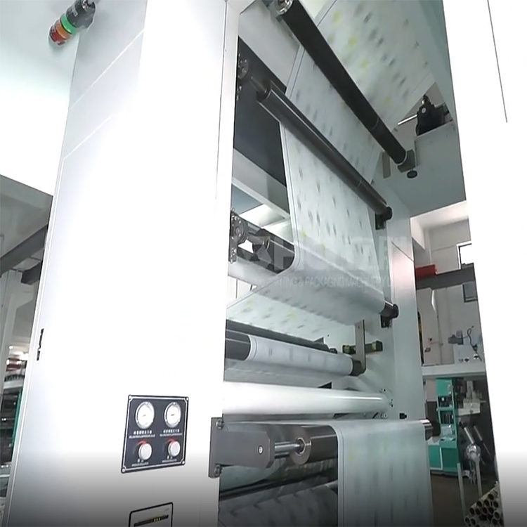 Lisheng High Speed Precise 8 Colors Ci Type Flexo Printing Machine