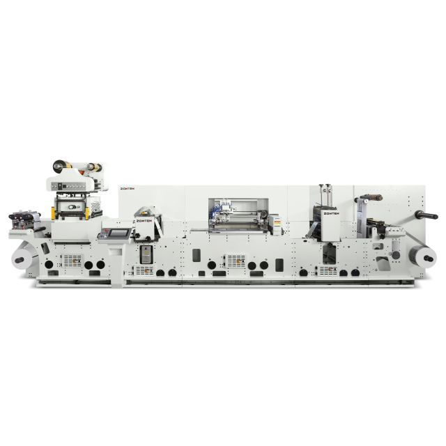 Dragon-370 Paper Label Roll Flatbed Auto Hot Foil Stamp Die Cutting Machine with Flexo Print Silk Screen Print