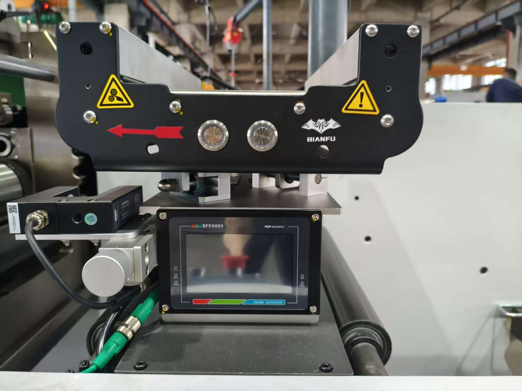 Fully Automatic Rotary Die Cutting Slitting Rewinding Servo Motor Counting Web Guide Label Sticker Adhesive Paper Machine