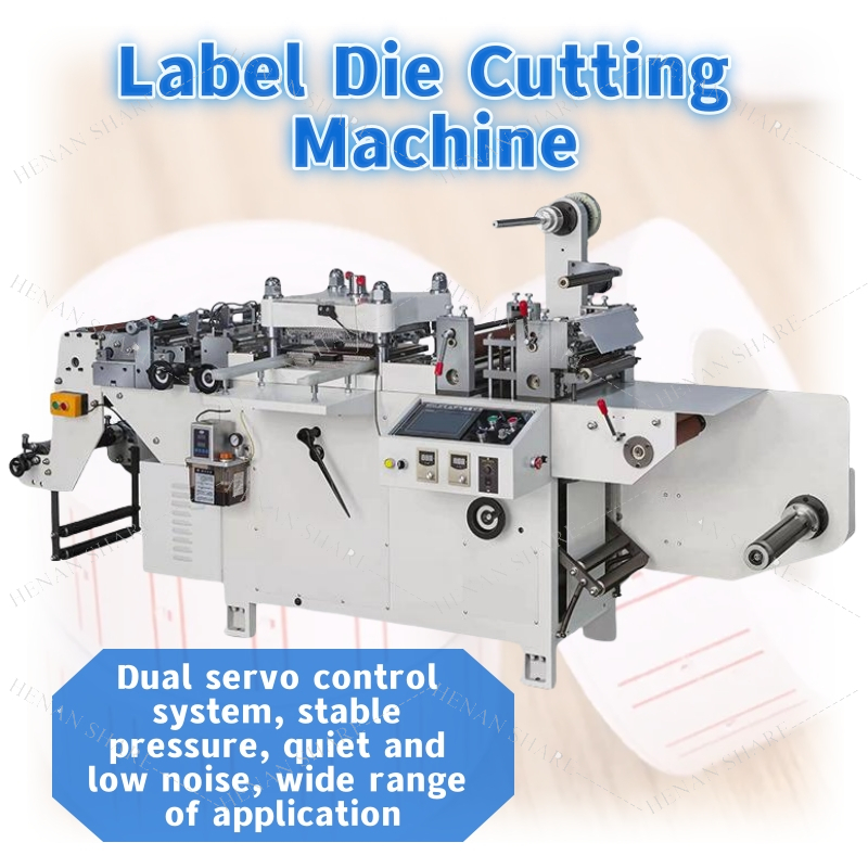 High Quality Flat Bed Digital Die Cutter Rotary Label Die Cutting Machine Blank Label Die Cutting Machine Label Making Machine