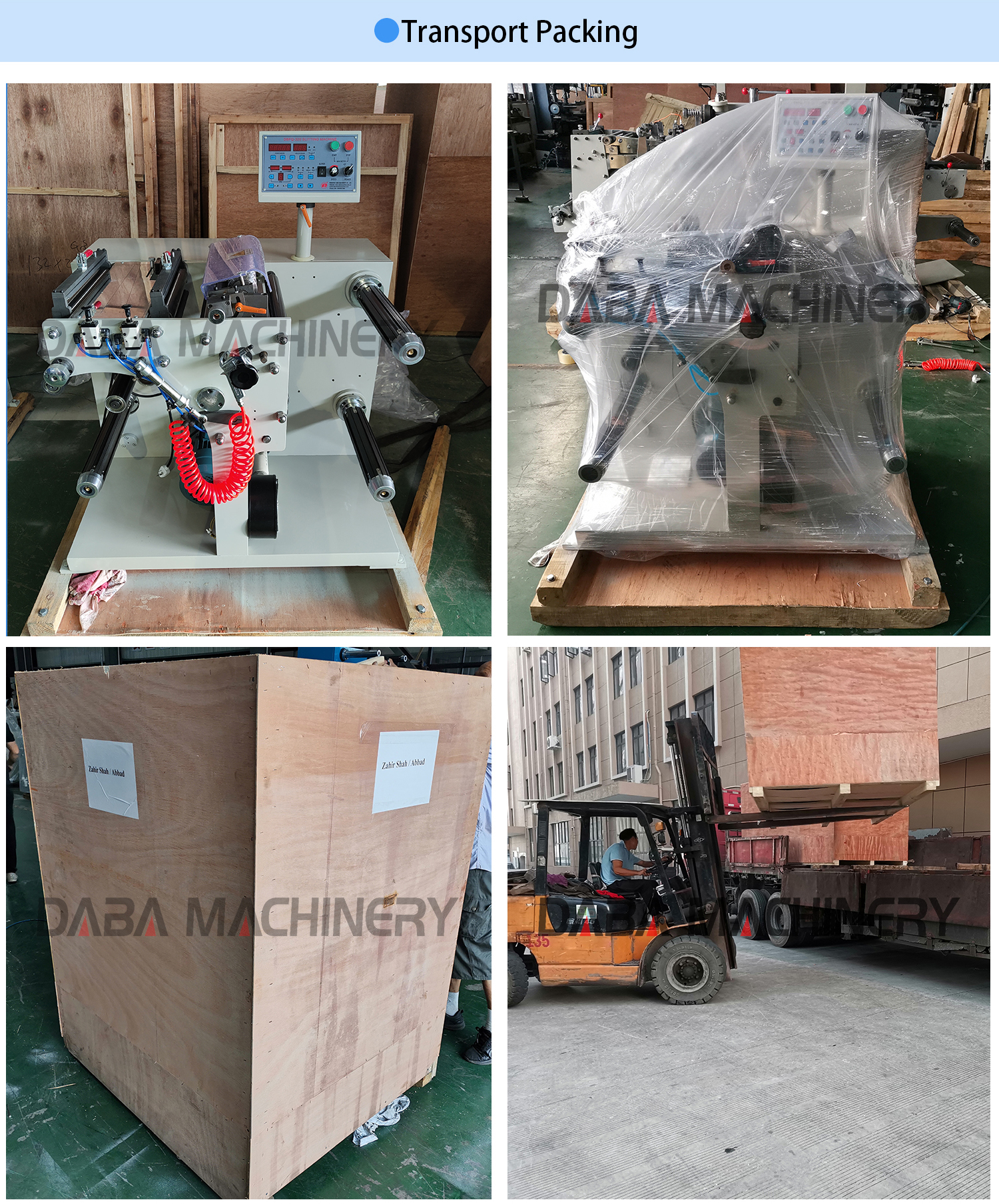 Packing and shipment
